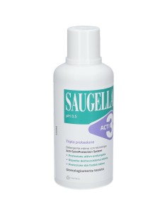 SAUGELLA ACTI3 TRIPLA PROTEZIONE DETERGENTE INTIMO 500 ML 2