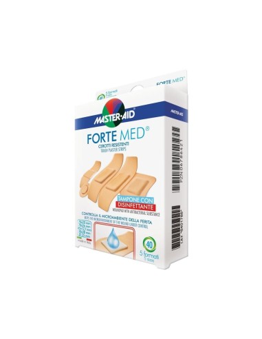 CEROTTO MASTER-AID FORTE MED 5 FORMATI 40 PEZZI