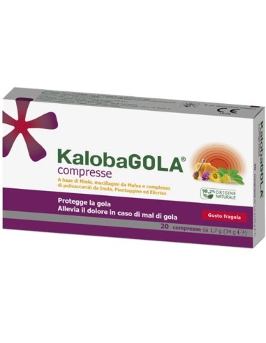 KALOBAGOLA 20 COMPRESSE FRAGOLA