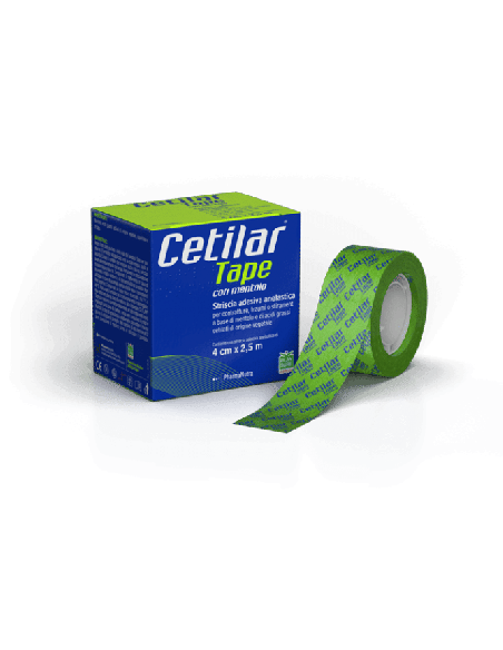 STRISCIA ADESIVA ANELASTICA CETILAR TAPE CM 4 X 2,5 M