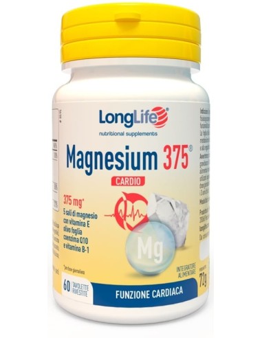 LONGLIFE MAGNESIUM 375 CARDIO 60 TAVOLETTE