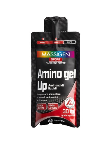 MASSIGEN SPORT AMINO GEL UP 30 PEZZI DA 30 ML
