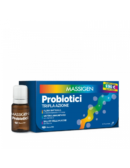 MASSIGEN PROBIOTICI 10 FLACONCINI X 8 ML