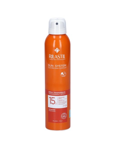 RILASTIL SUN SYSTEM TRANSPARENT SPRAY SPF15 200 ML