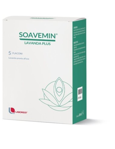 SOAVEMIN LAVANDA PLUS 5 FLACONI DA 100 ML