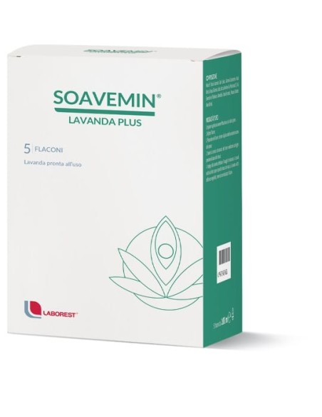SOAVEMIN LAVANDA PLUS 5 FLACONI DA 100 ML