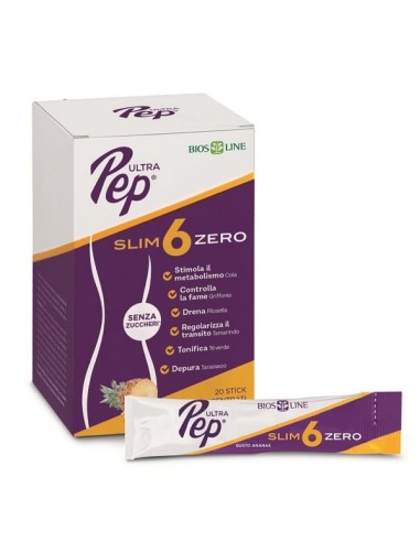 ULTRA PEP SLIM 6 ZERO ANANAS 20 STICK