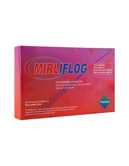 MIRLIFLOG 20 COMPRESSE NUOVA FORMULAZIONE