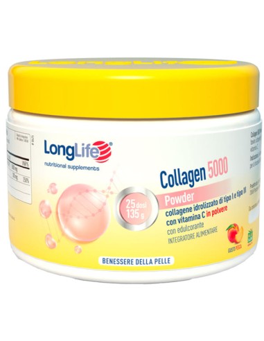 LONGLIFE COLLAGEN 5000 POWDER PESCA 130 G