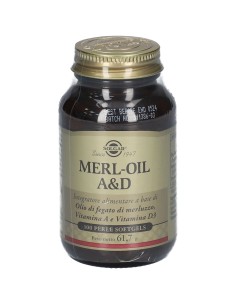 MERL OIL A&D 100 PERLE SOFTGEL