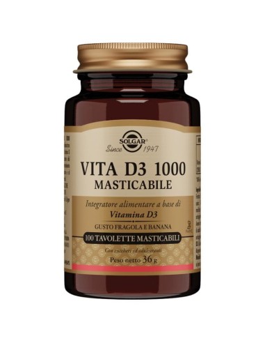 VITA D3 1000 100 TAVOLETTE MASTICABILI