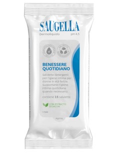 SAUGELLA DERMOLIQUIDO SALVIETTINE 15 PEZZI