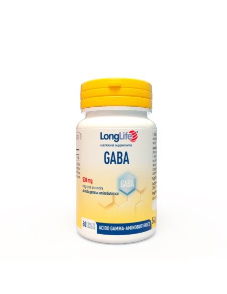 LONGLIFE GABA 500MG 60 TAVOLETTE RIVESTITE