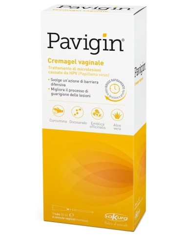 PAVIGIN CREMAGEL VAGINALE 30 ML CON 6 CANNULE VAGINALI MONOUSO