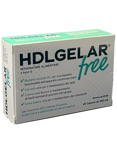 HDLGELAR FREE 45 CAPSULE DA 550 MG