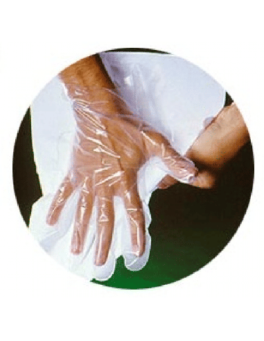 GUANTO MONOUSO IN PLASTICA STERILE