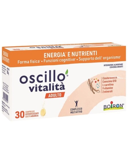OSCILLO VITALITA' ADULTO 30 COMPRESSE EFFERVESCENTI