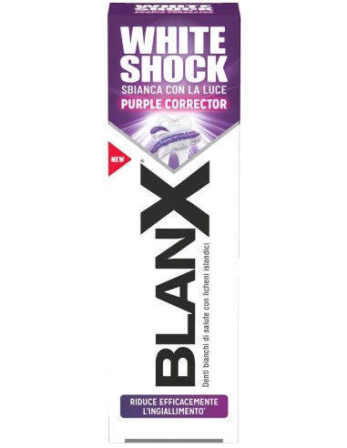 BLANX WHITE SHOCK PURPLE CORRECTOR DENTIFRICIO 75 ML