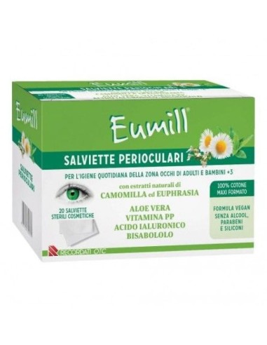 EUMILL SALVIETTE PERIOCULARI 20 PEZZI