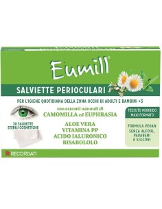 EUMILL SALVIETTE PERIOCULARI 20 PEZZI 2