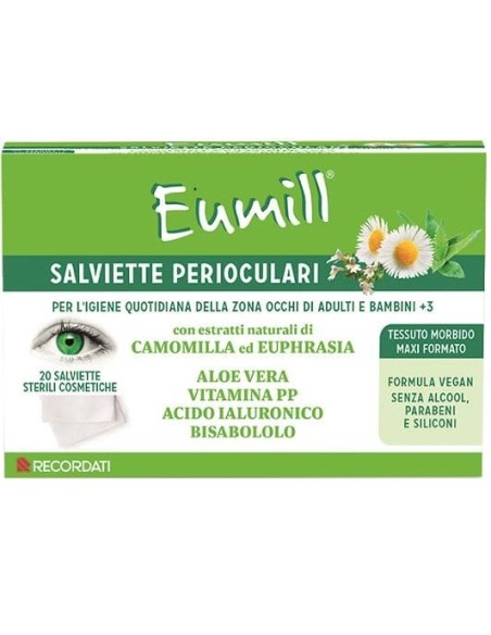EUMILL SALVIETTE PERIOCULARI 20 PEZZI