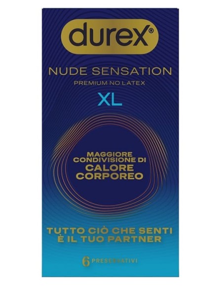 PRESERVATIVO DUREX NUDE SENSATION XL 6 PEZZI