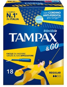 TAMPAX &GO REGULAR 18 PEZZI