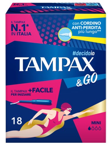 TAMPAX &GO MINI 18 PEZZI
