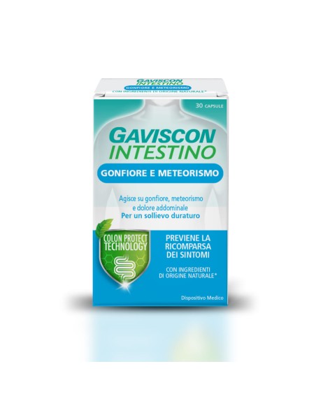 GAVISCON INTESTINO GONFIORE E METEORISMO 30 CAPSULE