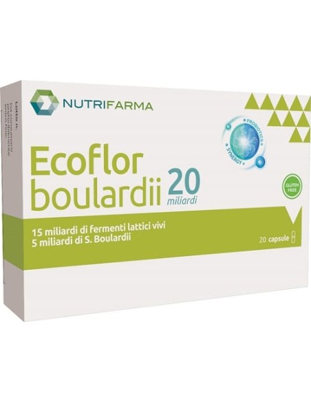 ECOFLOR BOULARDII 20 MILIARDI 20 CAPSULE