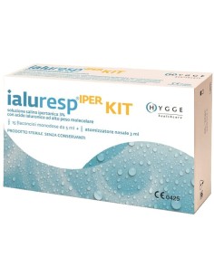 KIT IALURESP IPER 15 FLACONCINI MONODOSE DA 5 ML + ATOMIZZATORE NASALE 3 ML