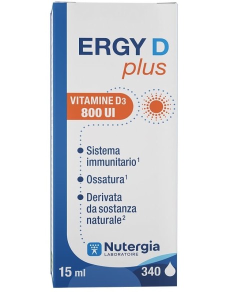 ERGY D PLUS 15 ML NUOVA FORMULAZIONE