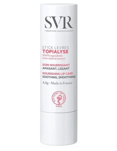 TOPIALYSE STICK LEVRES NOURISHING LIP CARE SOOTHING SMOOTHING 4,8 G