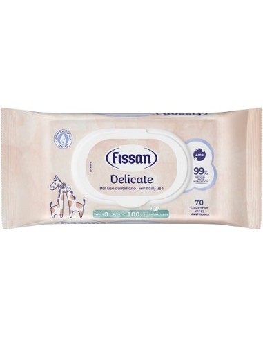 FISSAN SALVIETTE DELICATE NEW 70 PEZZI