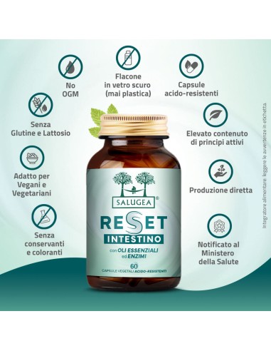 RESET INTESTINO SALUGEA 60 CAPSULE