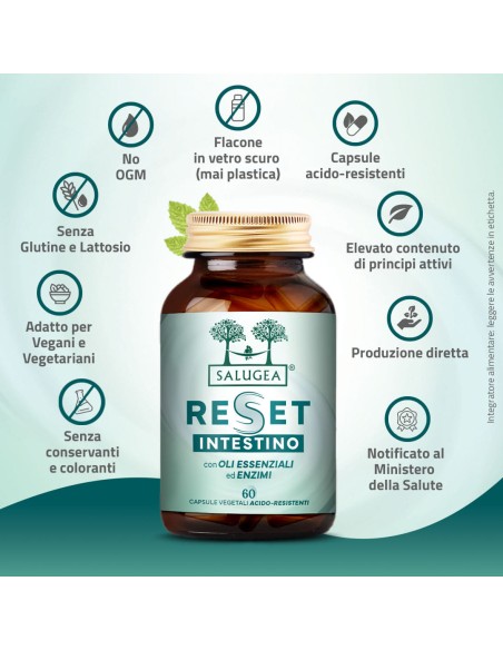 RESET INTESTINO SALUGEA 60 CAPSULE