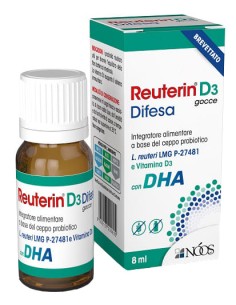 REUTERIN D3 DIFESA GOCCE CON DHA 8 ML