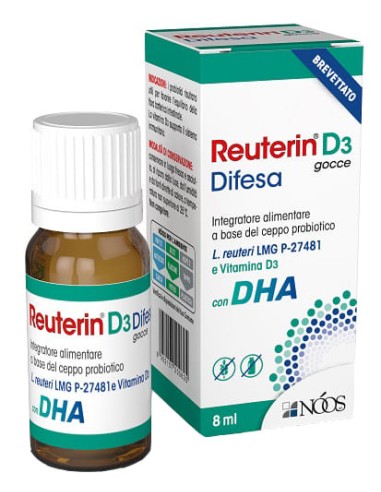 REUTERIN D3 DIFESA GOCCE CON DHA 8 ML