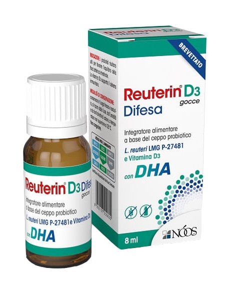 REUTERIN D3 DIFESA GOCCE CON DHA 8 ML
