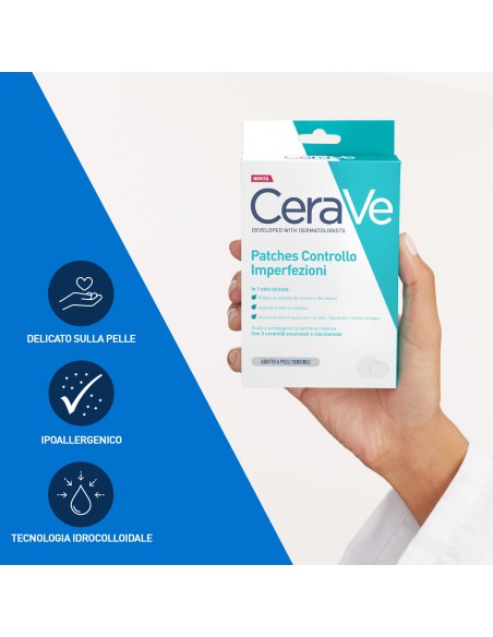 CERAVE PATCHES CONTROLLO IMPERFEZIONI 22 PEZZI