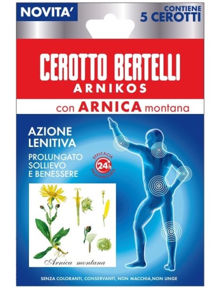 BERTELLI CEROTTO ARNIKOS CON ARNICA MONTANA 5 PEZZI