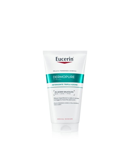 EUCERIN DERMOPURE CLINICAL DETERGENTE TRIPLA AZIONE 150 ML