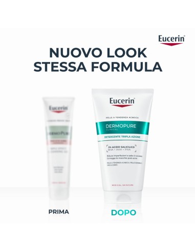 EUCERIN DERMOPURE CLINICAL DETERGENTE TRIPLA AZIONE 150 ML