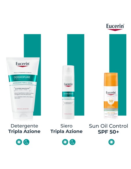 EUCERIN DERMOPURE CLINICAL DETERGENTE TRIPLA AZIONE 150 ML
