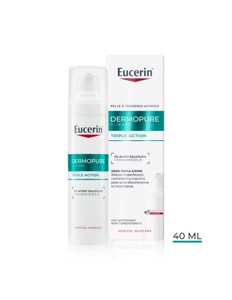 EUCERIN DERMOPURE CLINICAL SIERO TRIPLA AZIONE 40 ML