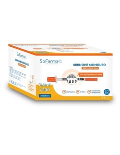 SIRINGA PER INSULINA 0,3 ML 30 PEZZI SOFARMAPIU'