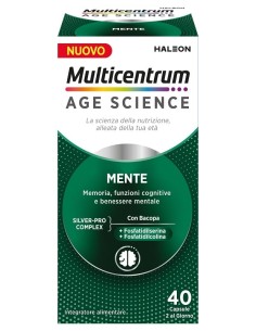MULTICENTRUM AGE SCIENCE MENTE 40 CAPSULE
