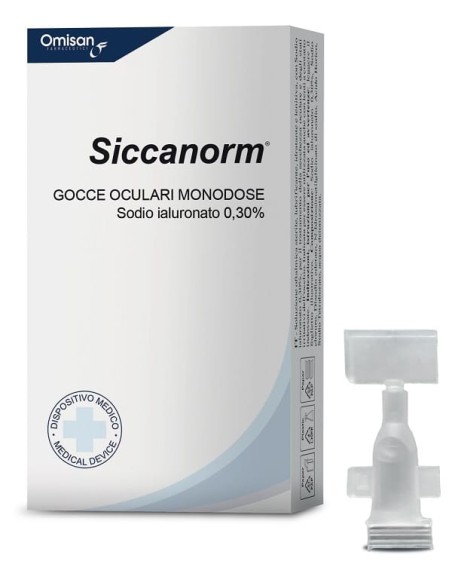 SICCANORM GOCCE OCULARI 20 FLACONCINI MONODOSE 0,33 ML
