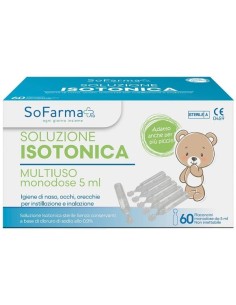 SOLUZIONE SALINA 0,9% 60 FLACONI 5 ML SOFARMAPIU'