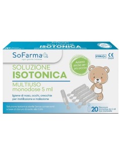 SOLUZIONE SALINA 0,9% 20 FLACONI 5 ML SOFARMAPIU'